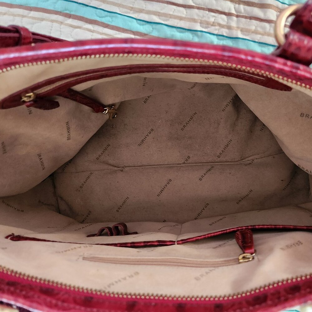 Brahmin Burgundy Tote - Picture 4 of 7